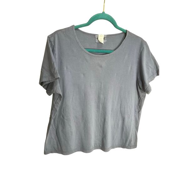 FLAX Designs Urban Tee Sz M Shirt Short Sleeve Casual Cotton USA Minimalist - Picture 1 of 9